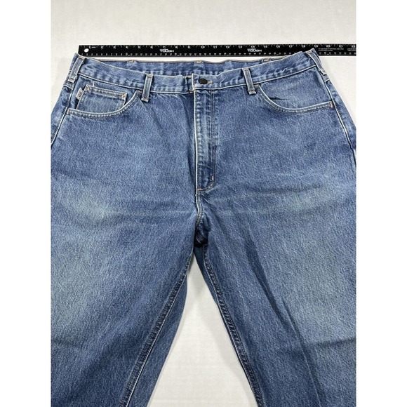 CARHARTT FR NFPA 2112 Men's Jeans Size 40 x 30 Blue Denim Relaxed Fit - Picture 6 of 10